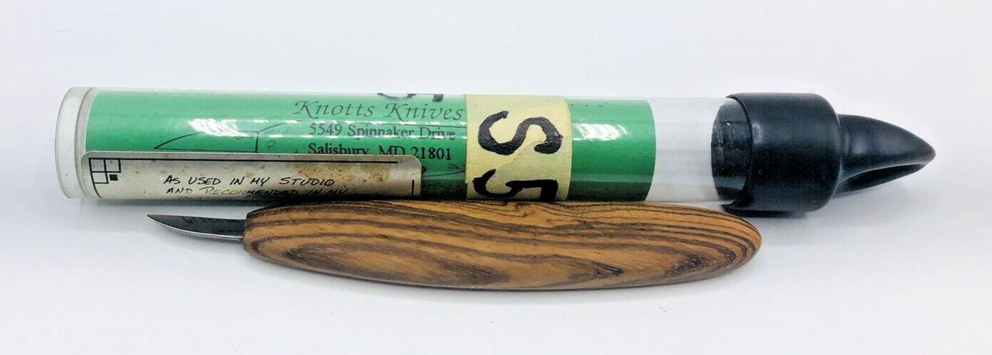 ORIGINAL rare KNOTTS KNIVES WOOD CARVING KNIFE WOODCARVING whittling bird decoy