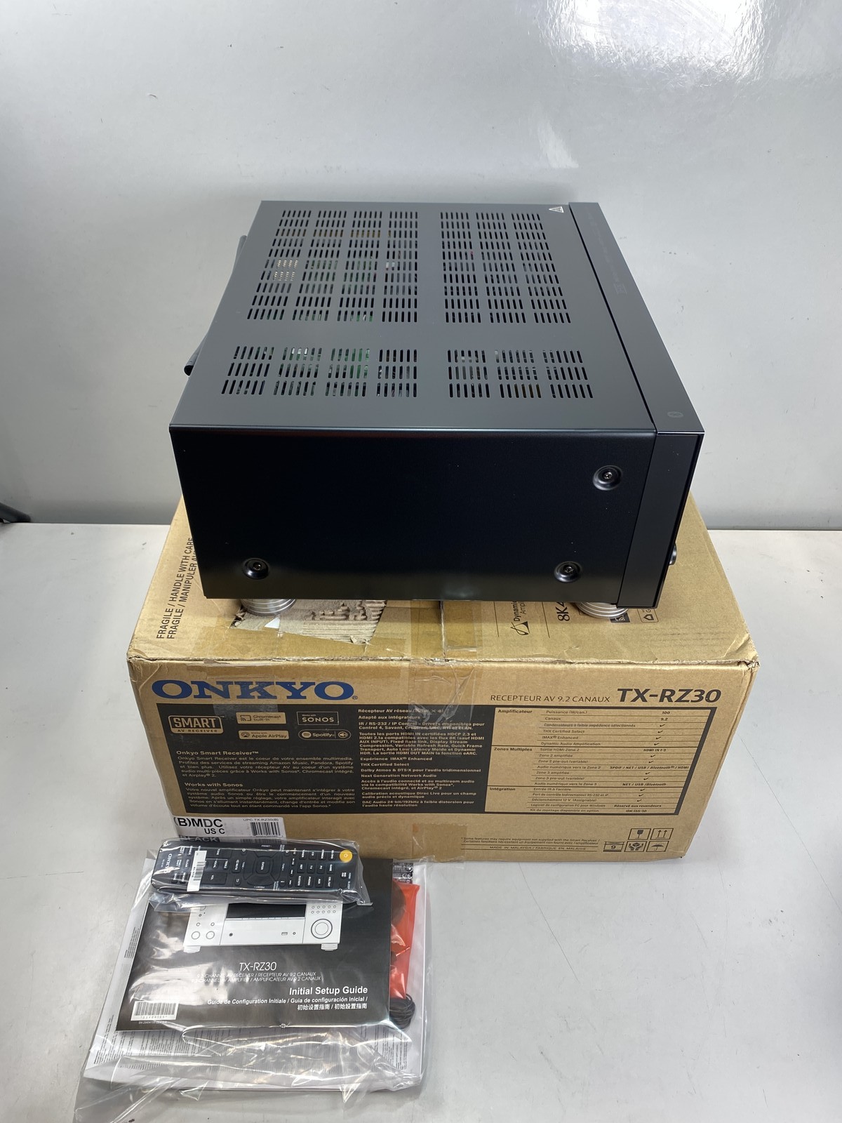 Onkyo Black TX-RZ30 9.2 Channel AV Receiver