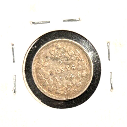 Canada 1896 5 cents KM 2 XF (2)