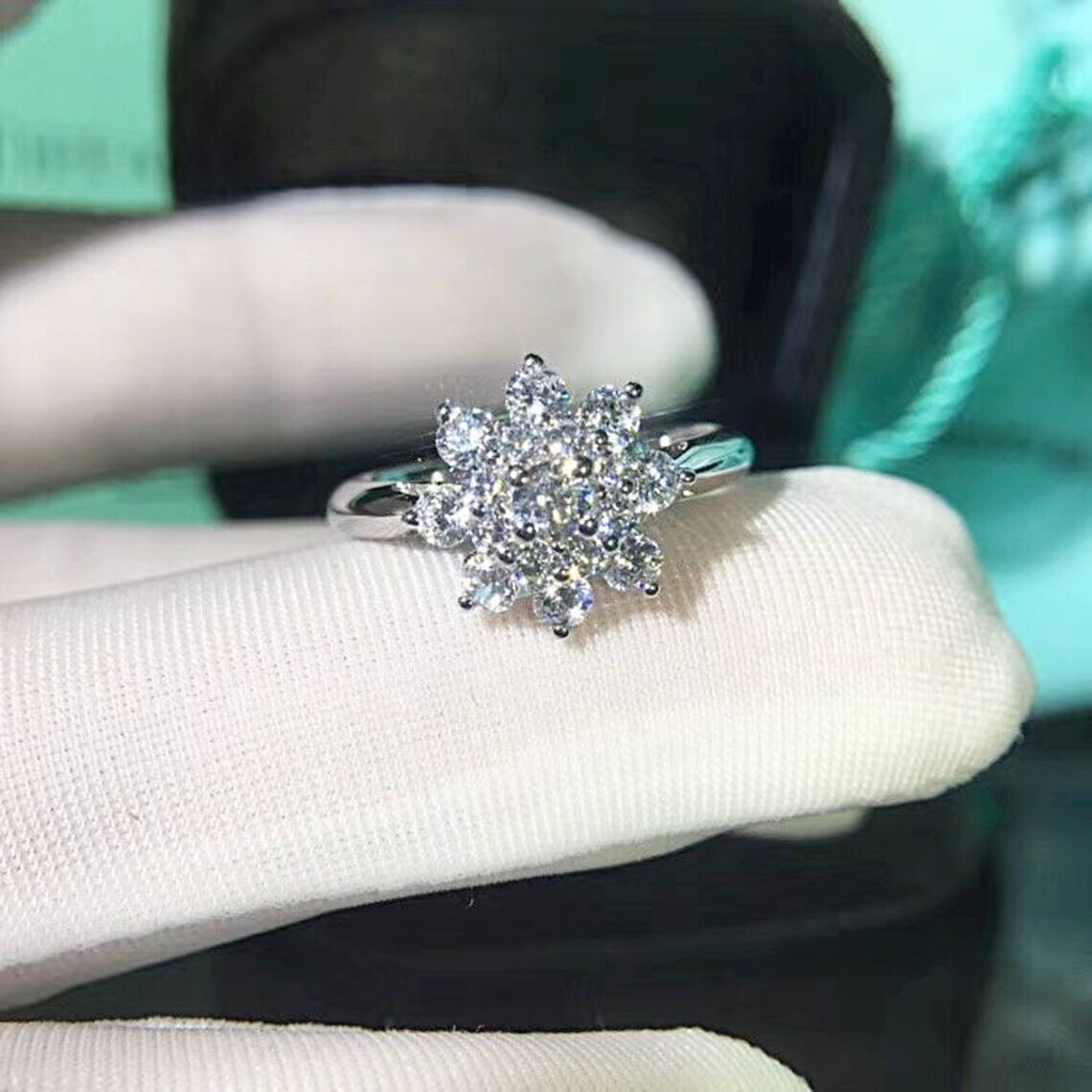 Lab-Created 3.50 Ct Round Cut White Diamond Engagement Ring 925 Sterling Silver