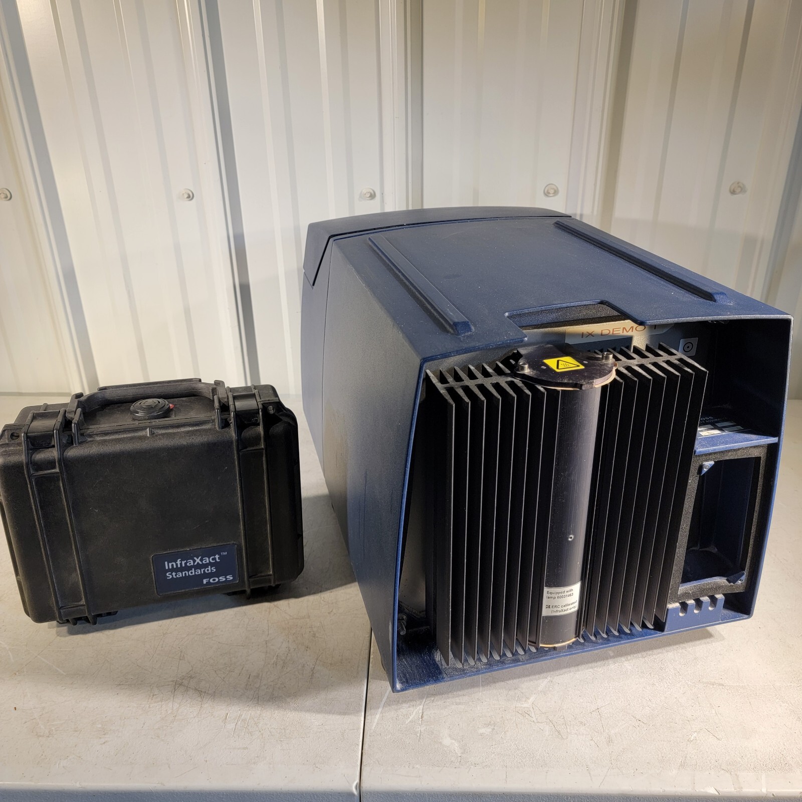 Foss InfraXact 7500 NIR Spectrometer Feed Grain Analyzer w/ Check Cell Standard