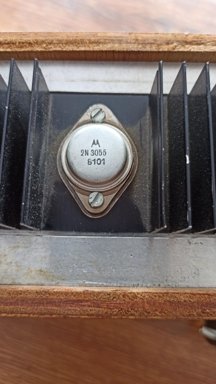 Vintage homemade voltmeter-ammeter. Works