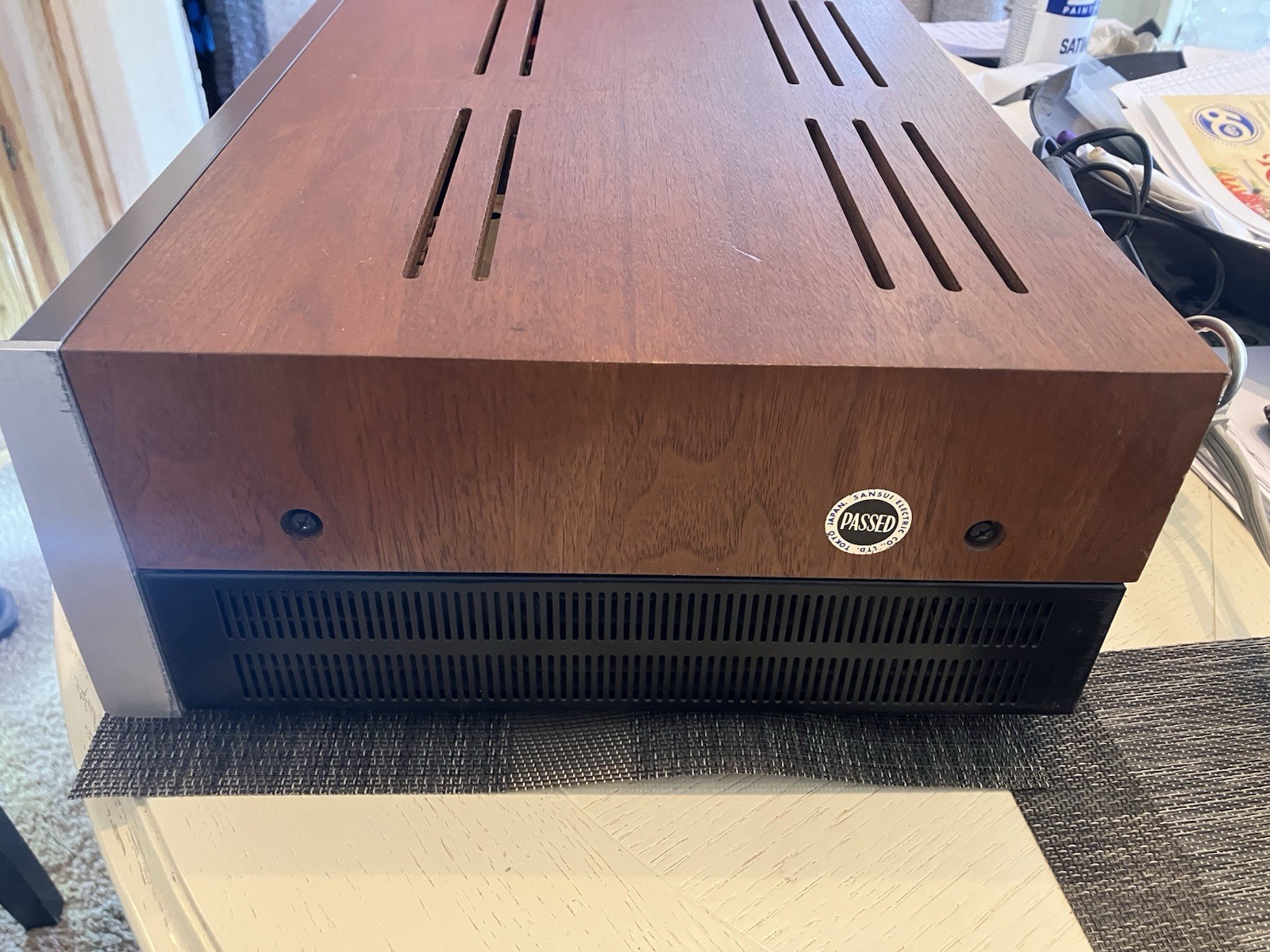 Sansui Solid State 7000 Stereo Receiver Vintage Silver Face Tuner - Very Clean!