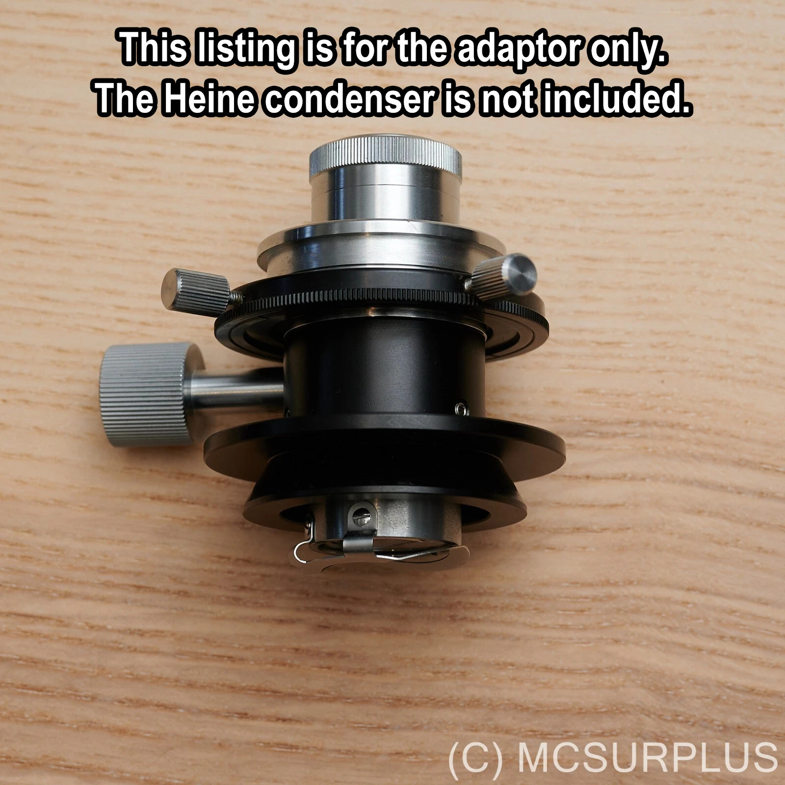 Microscope Leitz Heine Condenser Adaptor BX/BH2/Nikon (1 month lead time)