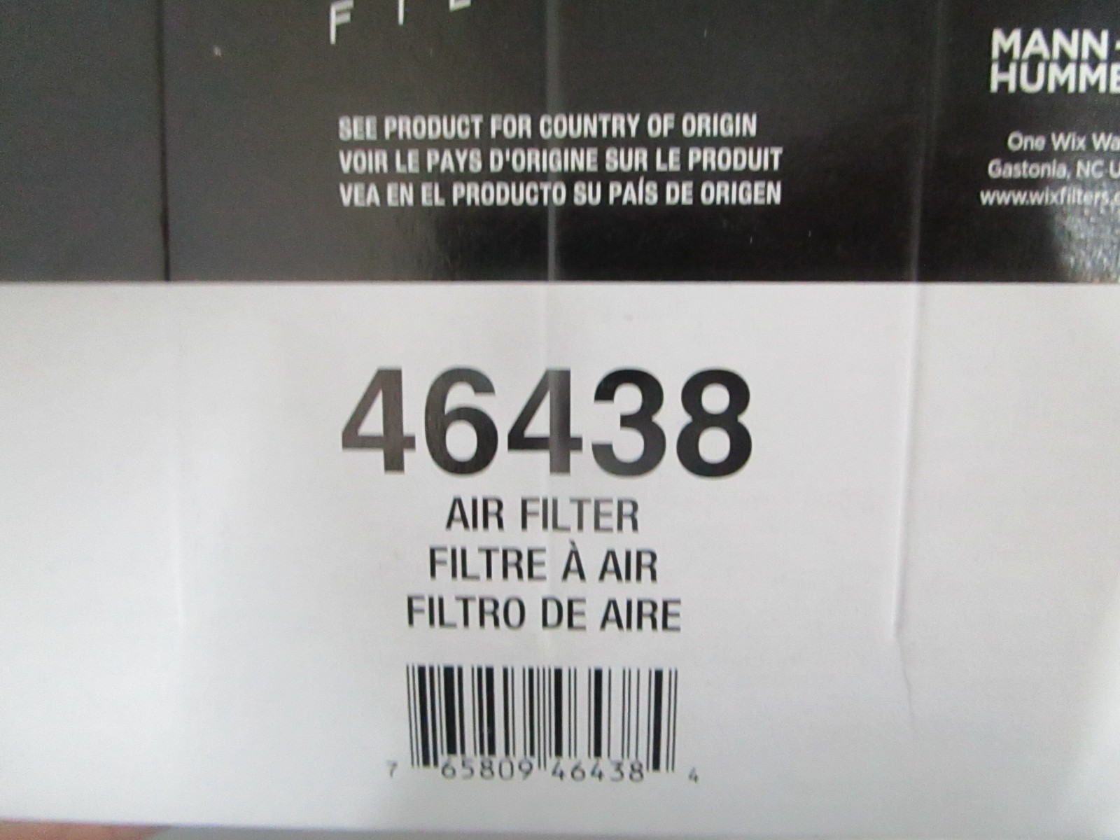 NEW OEM 46438 Wix Air Filter 0820