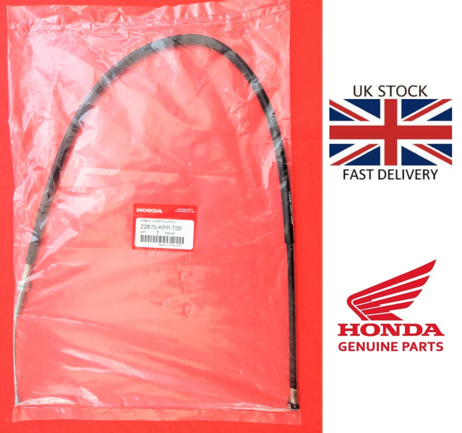 Honda CBR 125 R Clutch Cable Genuine OEM 2011 2012 2013 2014 2015 2016 2017 2018