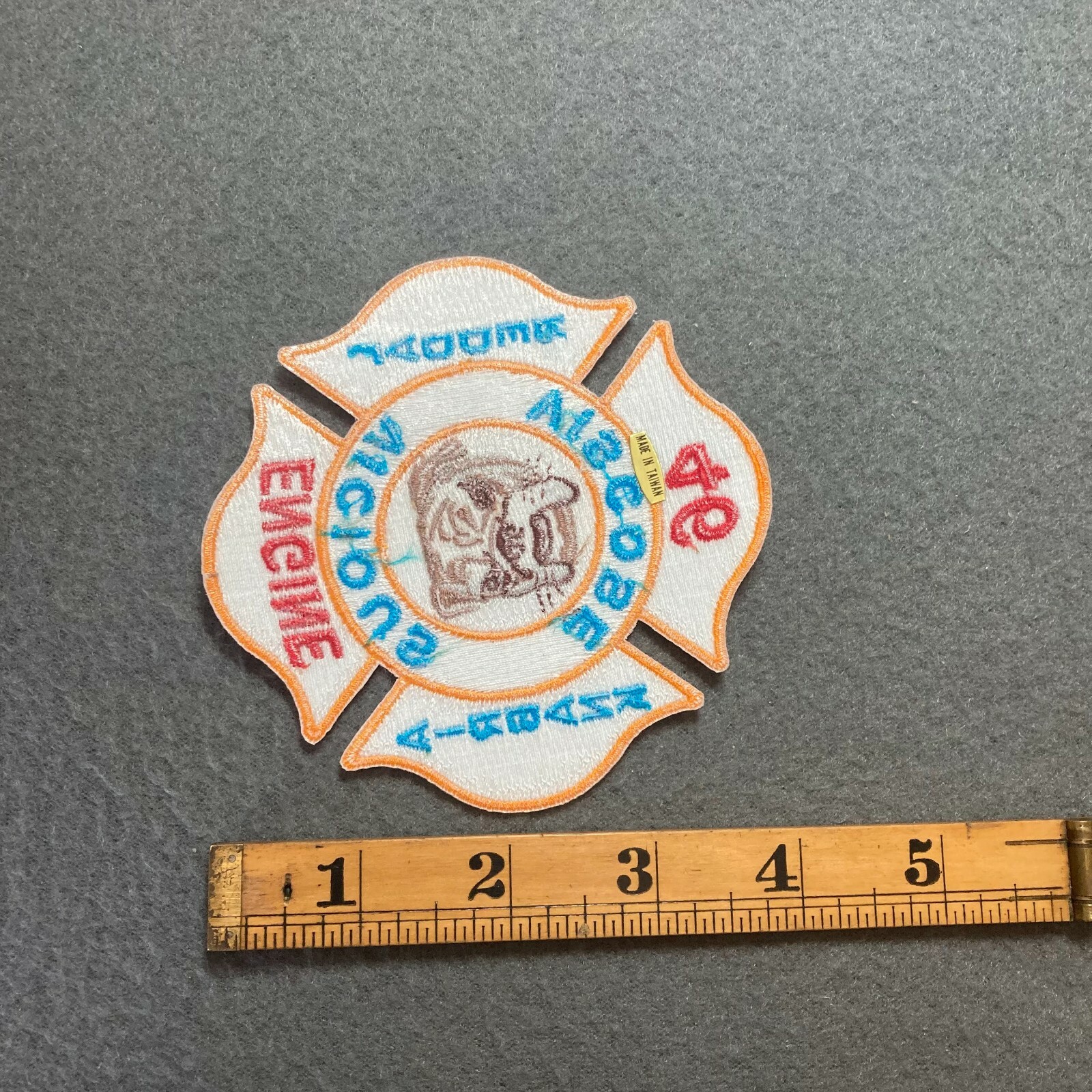 PENNSYLVANIA VICIOUS VISCOSE ENGINE 46 FIRE DEPT PATCH J4
