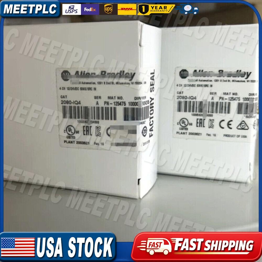 NEW ~ Allen-Bradley Factory   2080-IQ4 SERA Digital I/O Combo Module NEW
