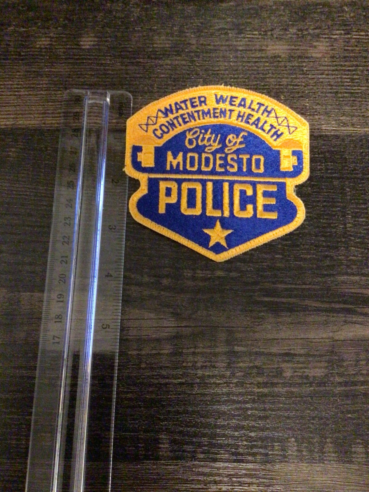 Modesto California Police Patch
