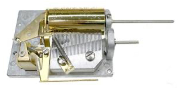 Cuckoo Music 37-Tooth, 2 Tune Music Movement, Two Shaft
