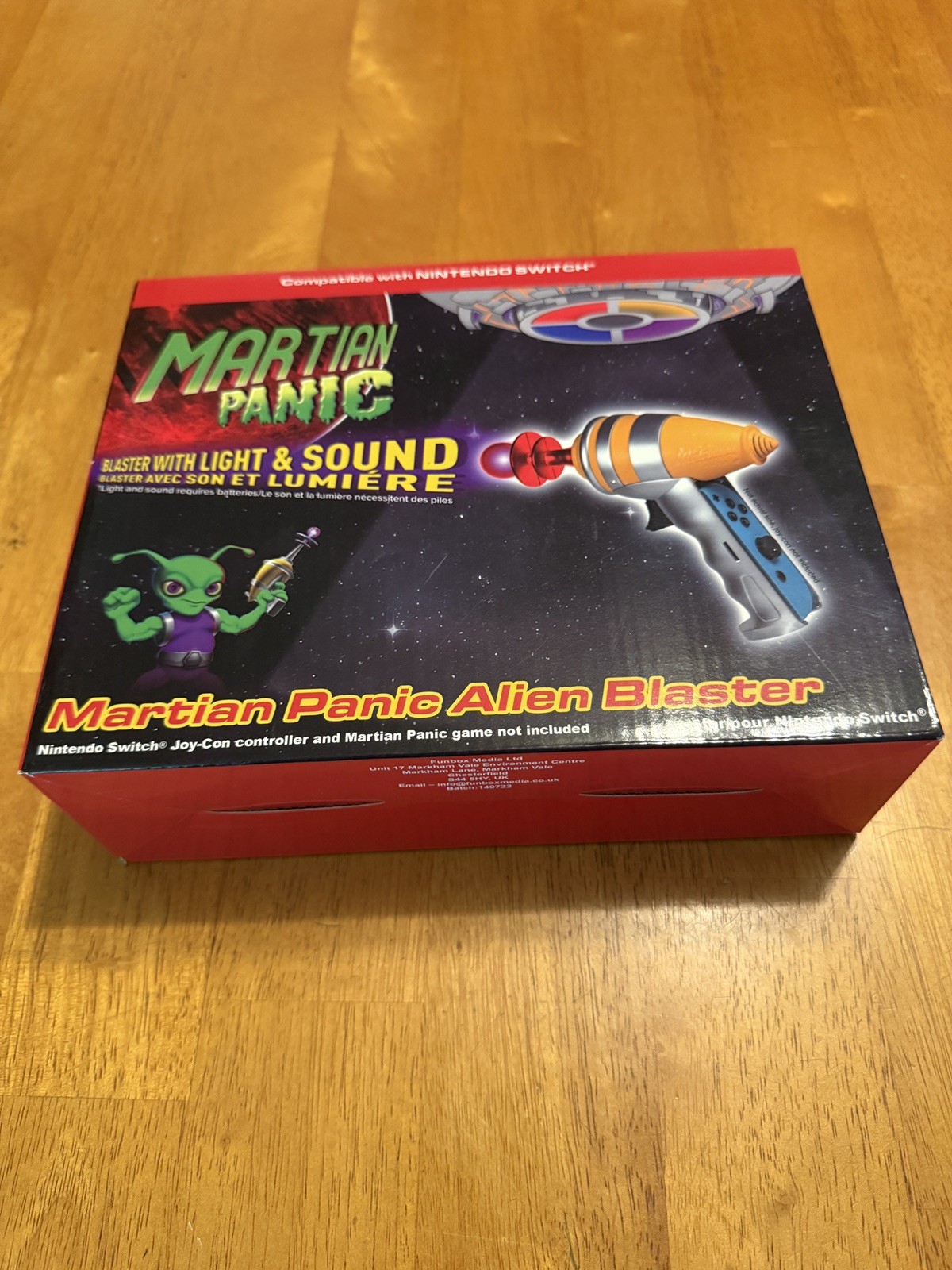 Martian Panic Alien Blaster [Nintendo Switch Accessory]