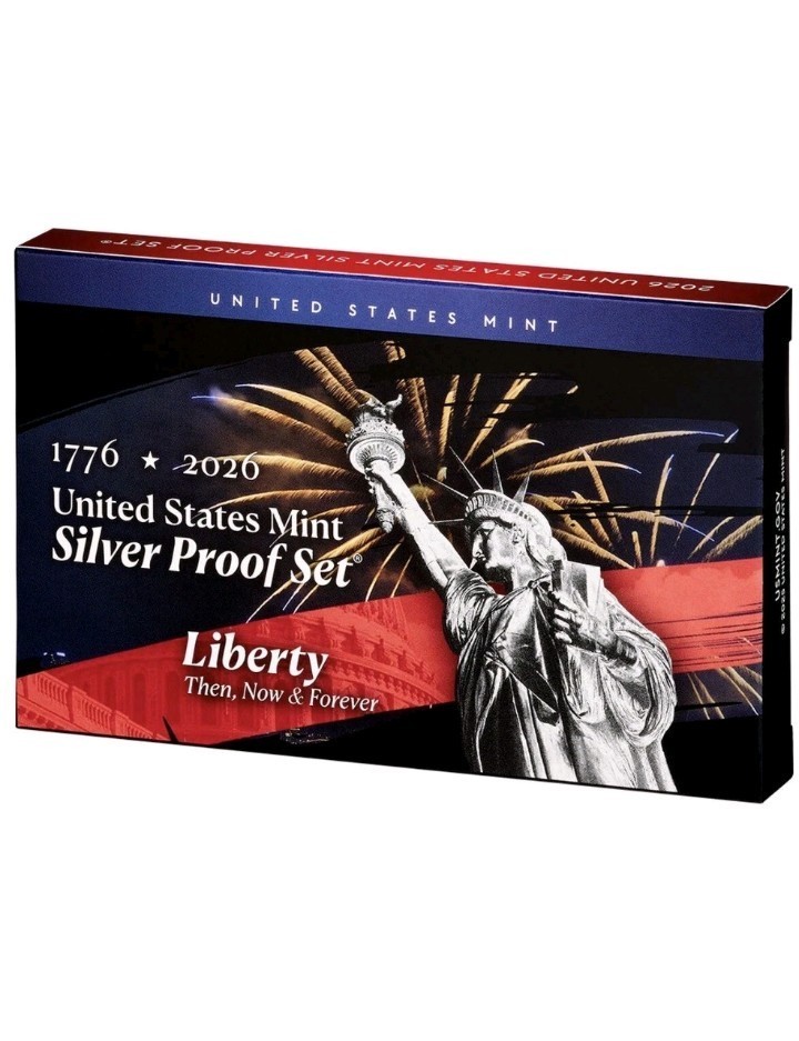 2 X 2026 S US Mint Semiquincentennial Silver Proof Sets (26RH) Unopened