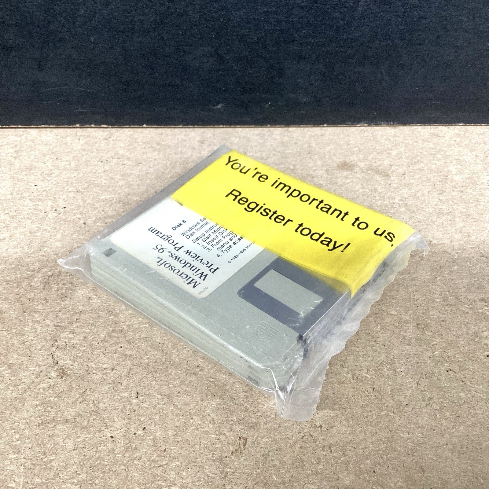 Sealed Collectible Set of Microsoft Windows 95 Preview Program floppy disks