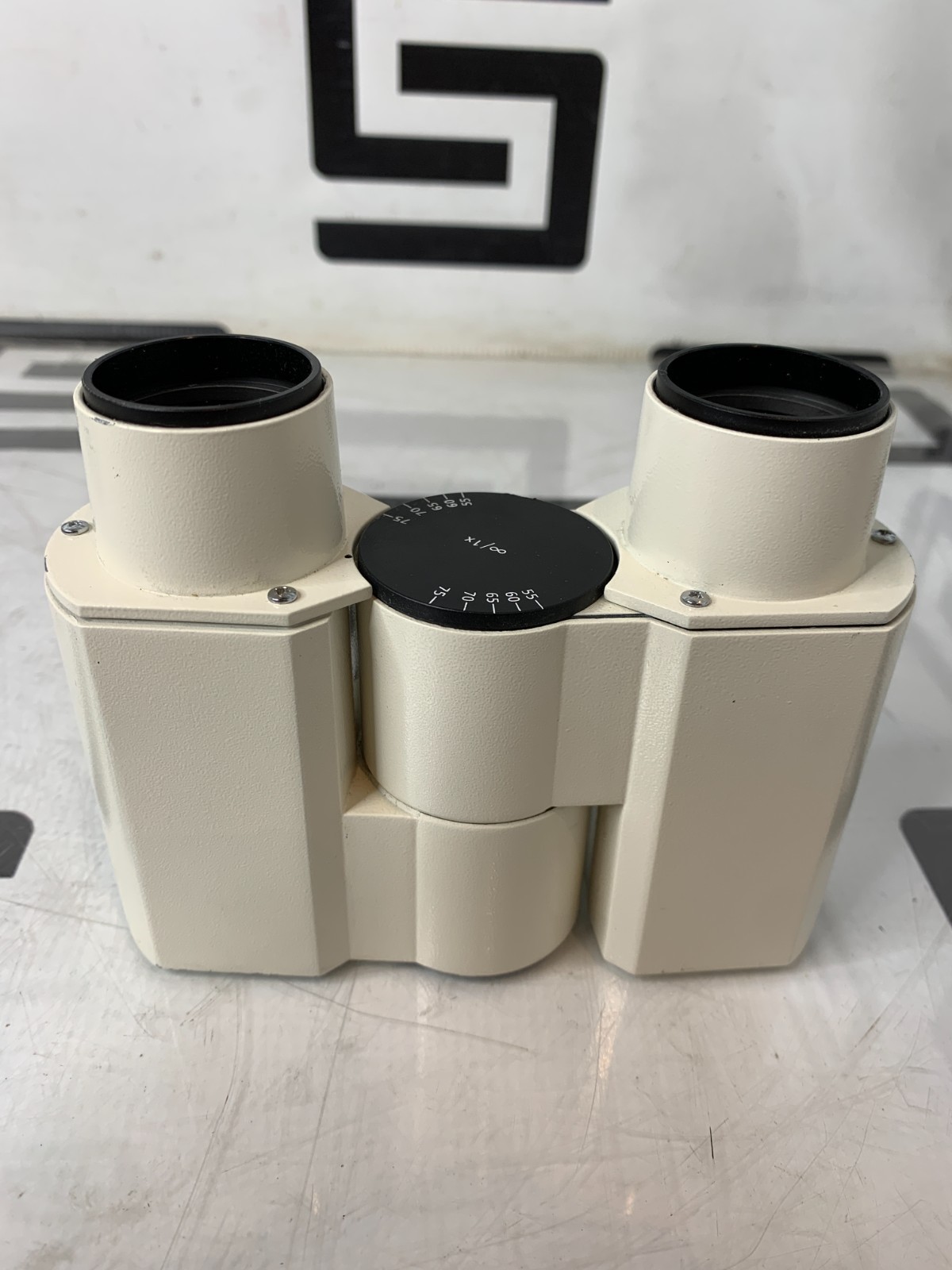 ZEISS AXIOVERT BINOCULAR HEAD 40 C 25 40 200 LAB MICROSCOPE  (NO EYE PIECES)