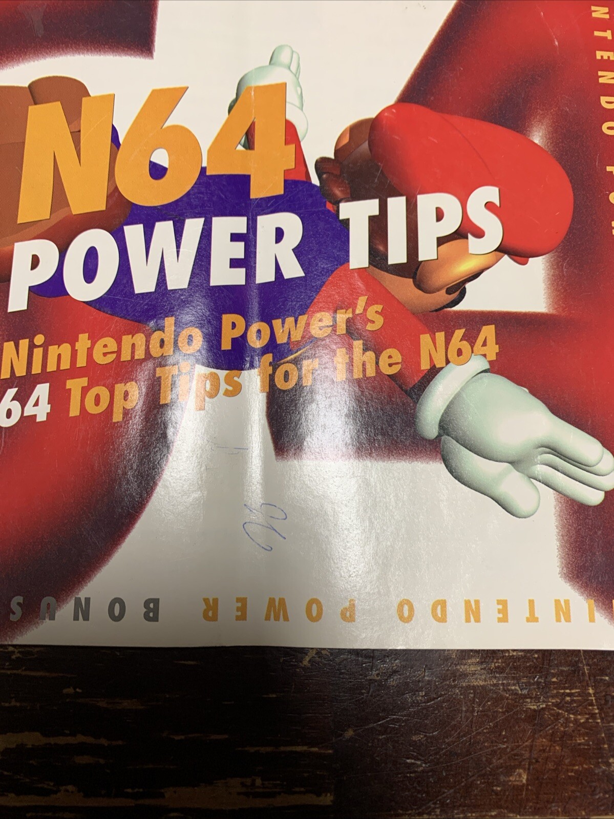 Nintendo 64 Power Tips Bonus Issue Magazine