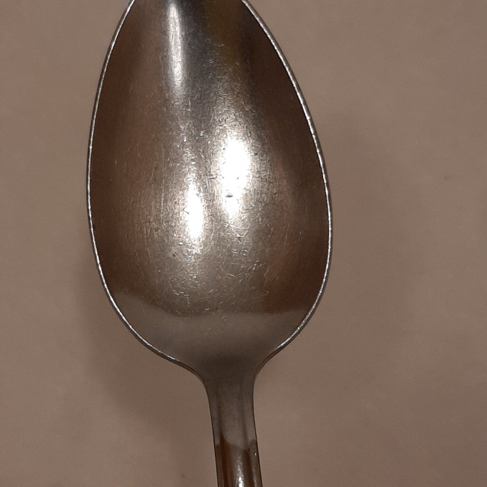 Vintage Unknown Maker Stainless Steel Flatware 2 Piece Lot 1 Fork 1 Spoon