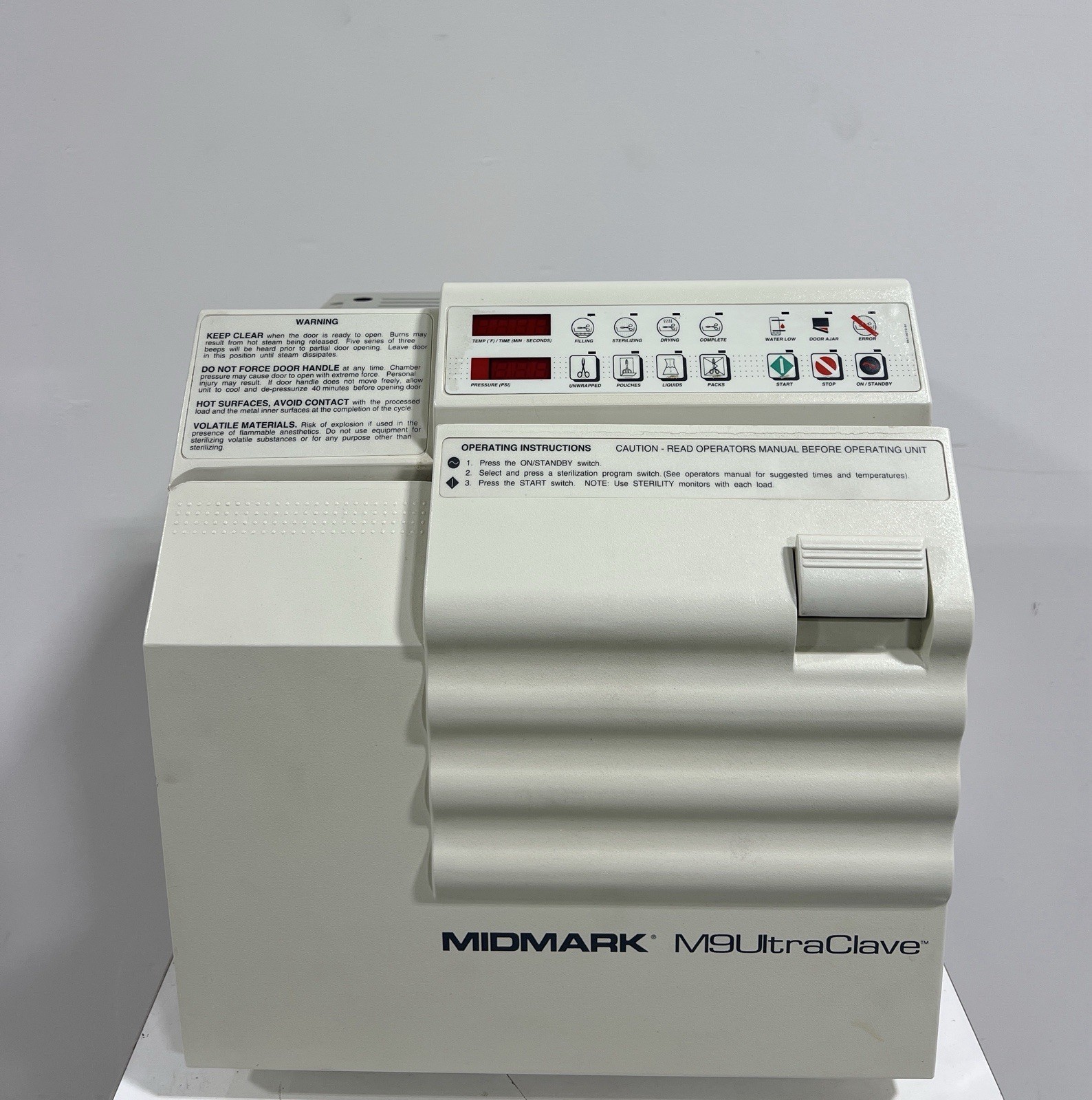 Midmark M9 Autoclave Steam Sterilizer.