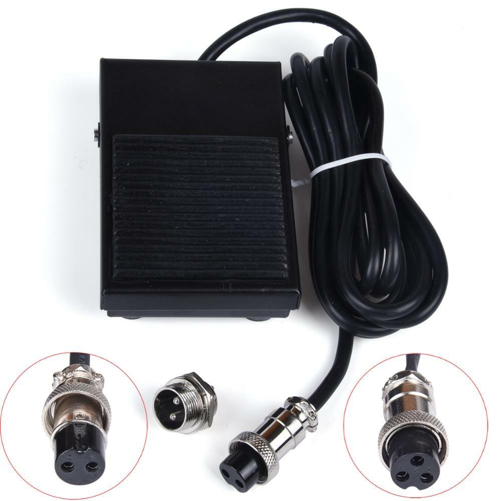 2 3 Pin Foot Control Pedal Switch Plasma Cutter Welder Power Controller