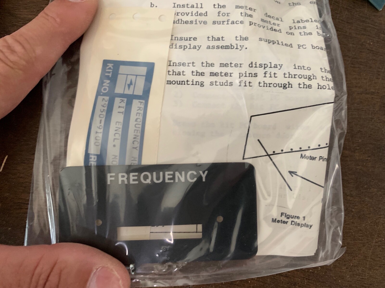 Emerson / Morse Mounted Frequency Meter Kit WL9100, NOS
