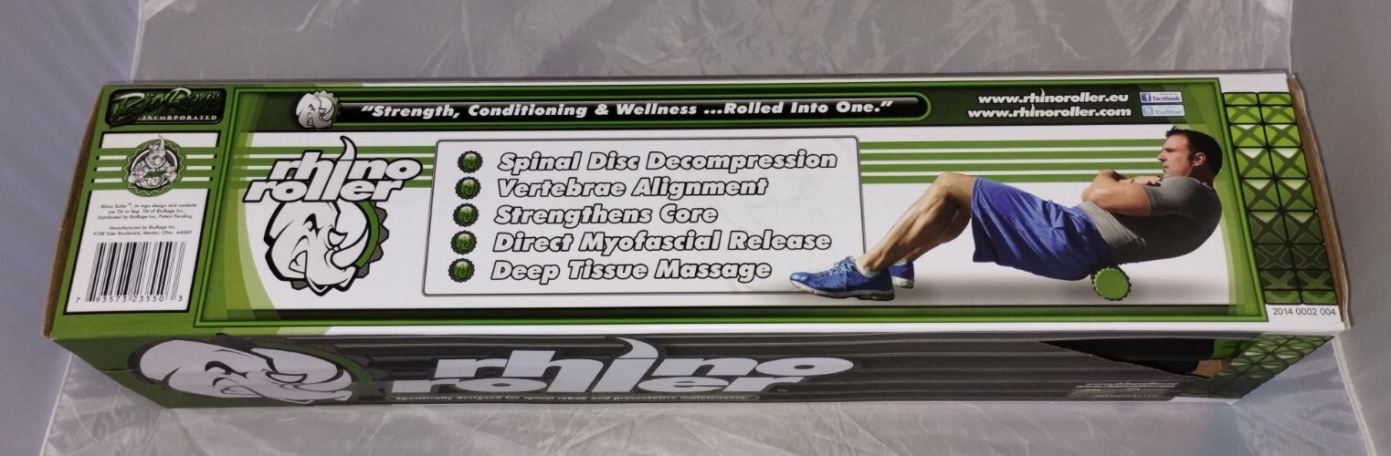 The Rhino Roller Spine Decompression Massage Roller Health & Wellness