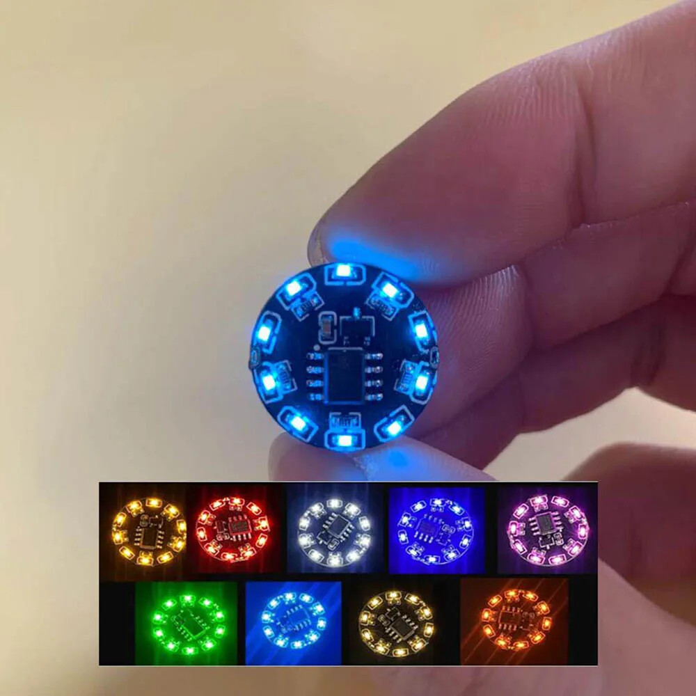 16Modes LED Magnetic Light switch Control Flow Lights Wireless Lamp Toys Robot