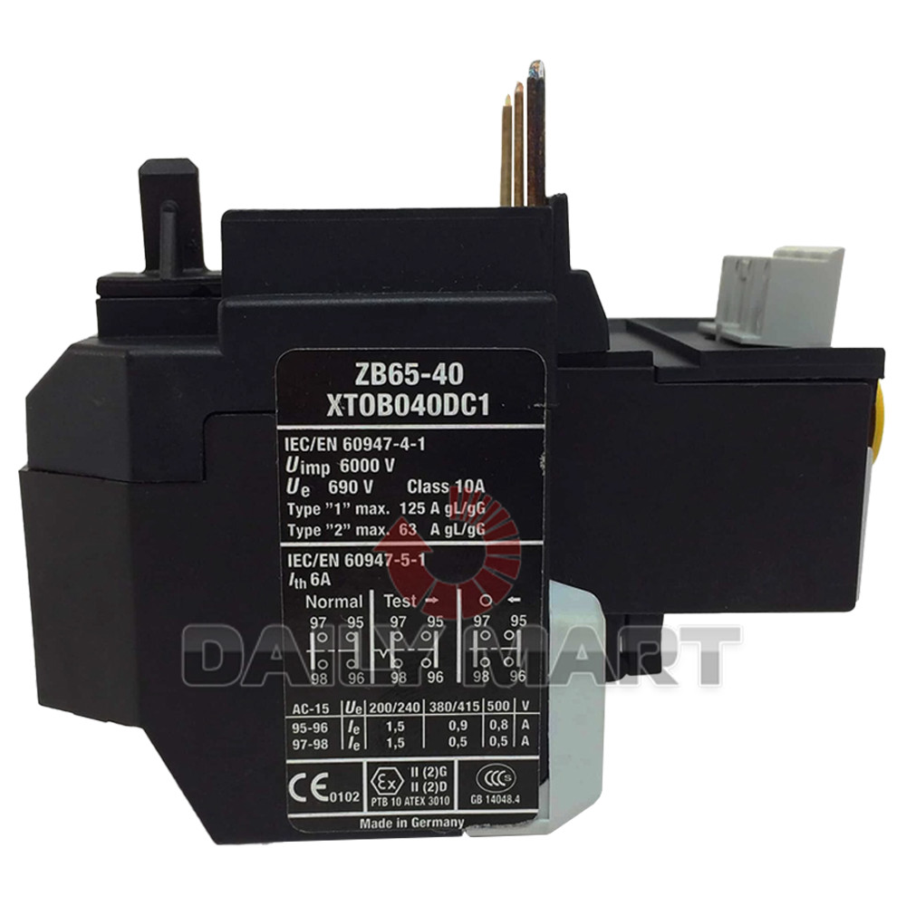 New In Box EATON MOELLER ZB65-40 Overload Relay 24-40A