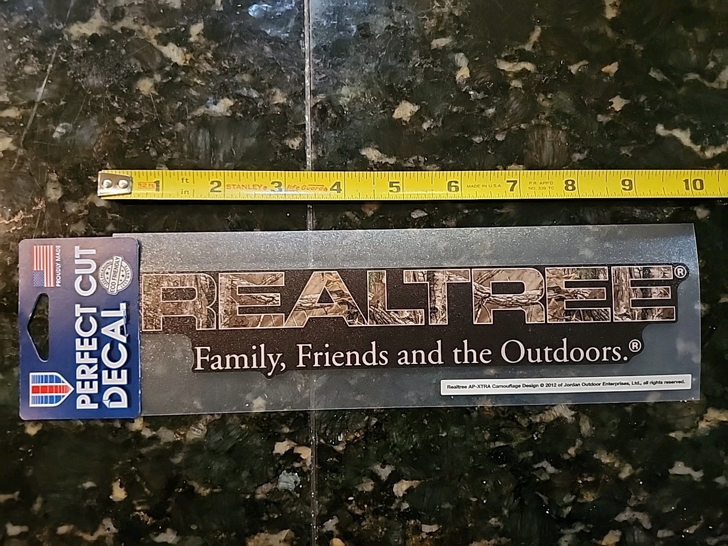 Realtree Outfitters Decal "Family, Friends And The Outdoors "