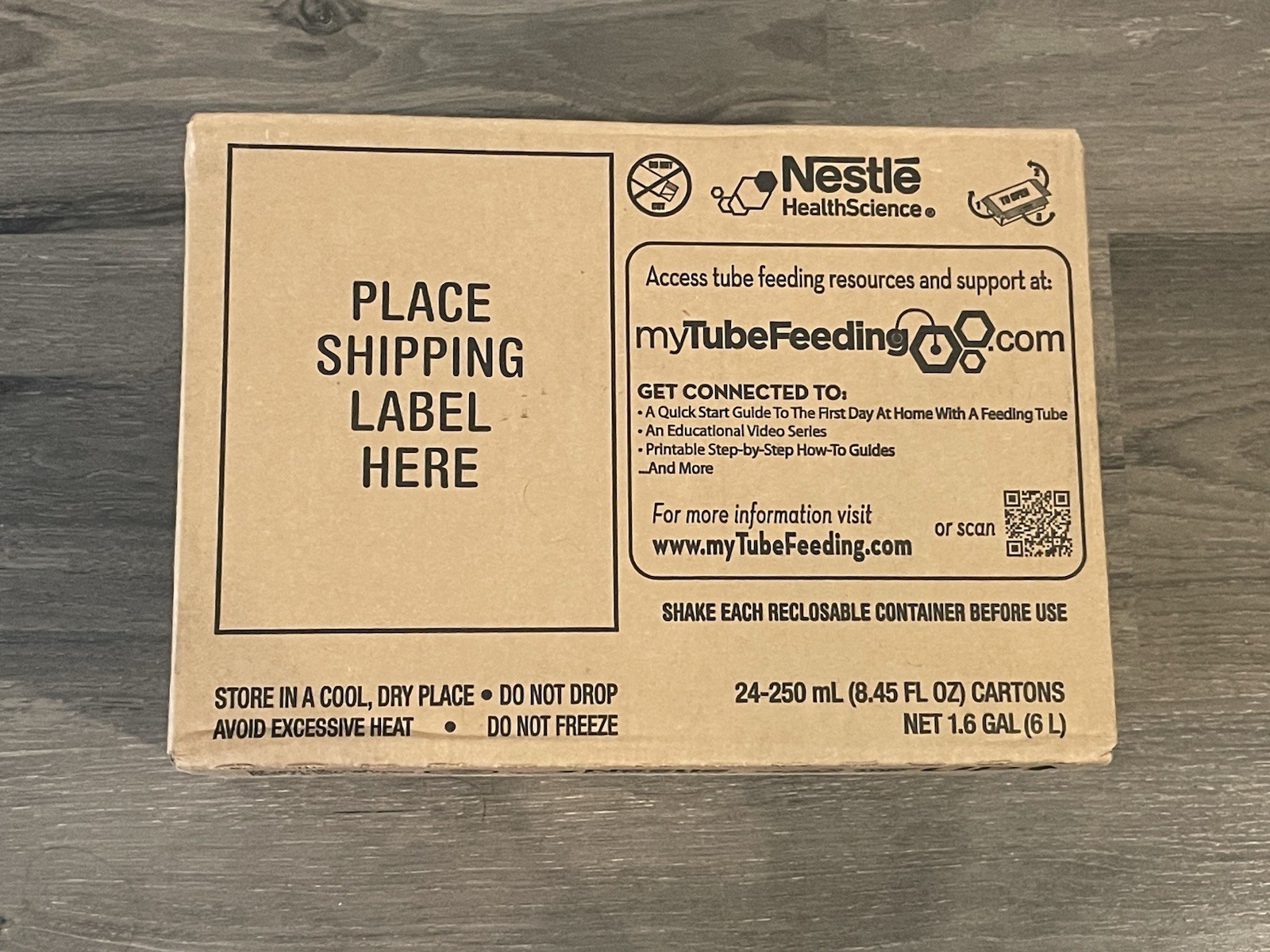 Nestle Peptamen 1.5 Tube or Mouth Feeding Unflavored Box of 24 - Exp 6/26