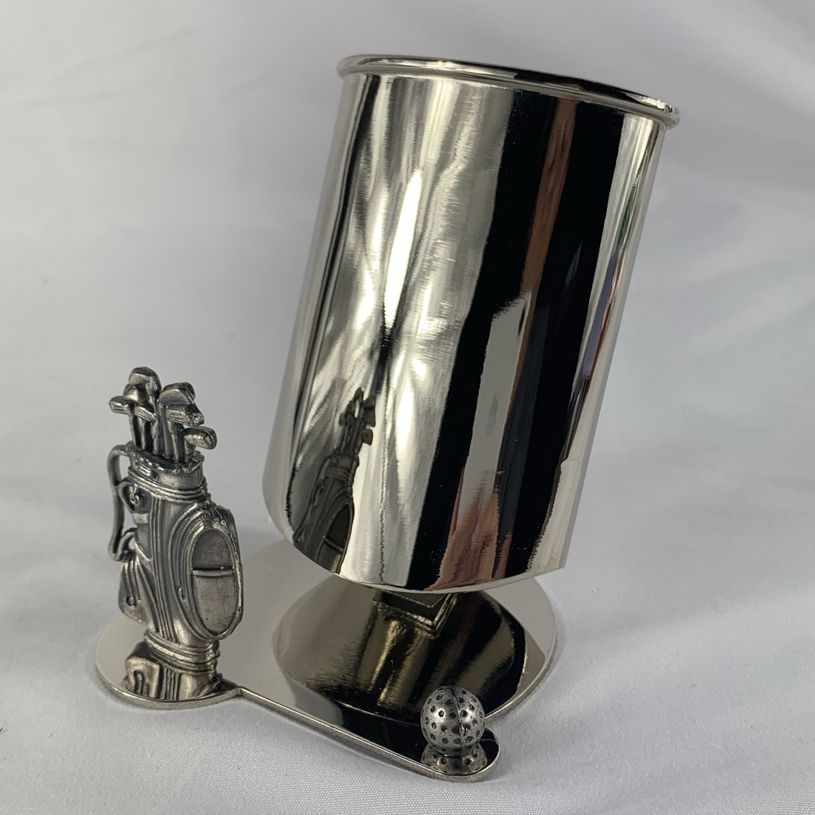 Golf Eyeglass Holder Silvertone Desktop Glasses Clover Stores