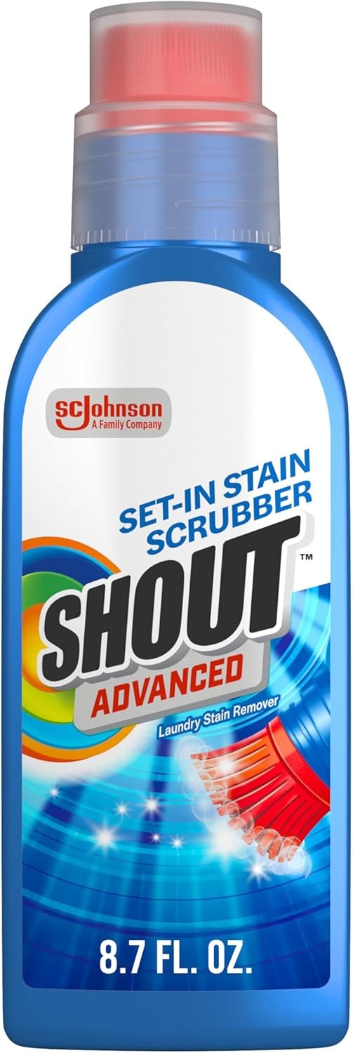 Shout Advanced Stain Remover l for Clothes Laundry, Ultra Concentrated