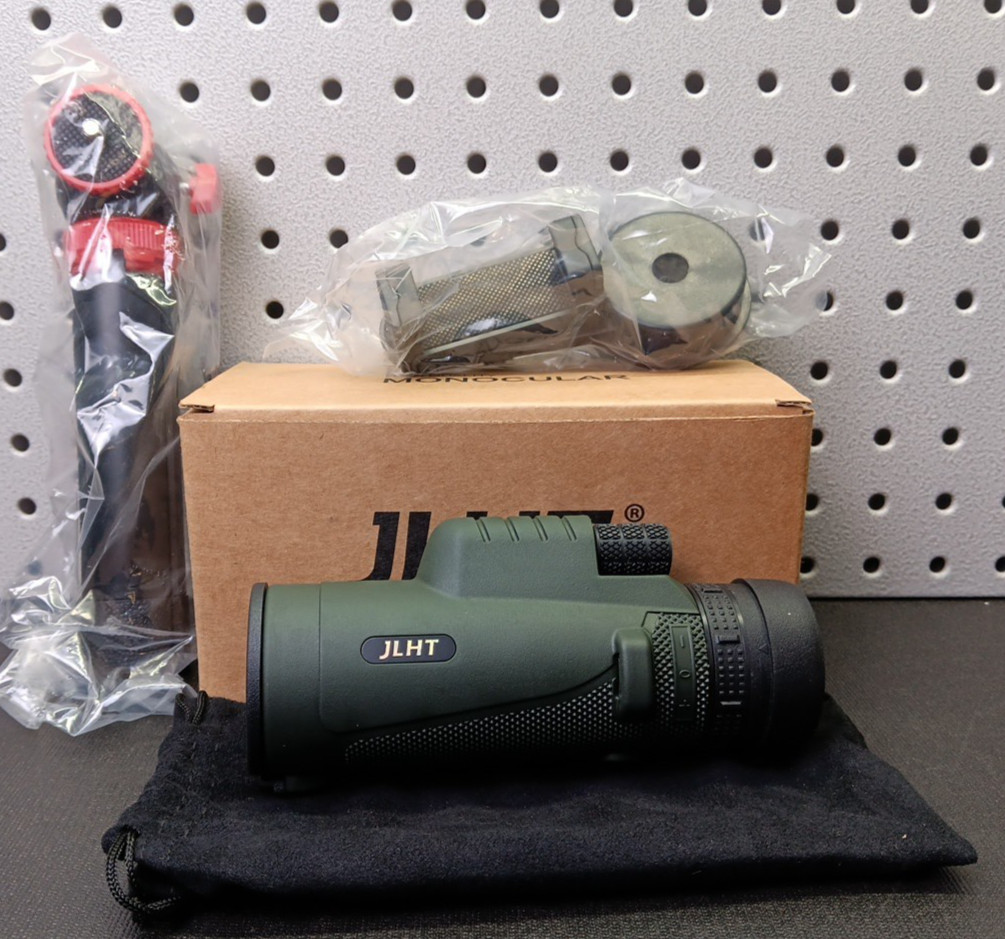 JLHT 40X60 Monocular Telescope High Power Monocular with Phone Adapter (bn)
