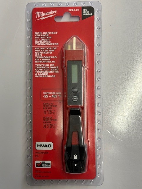 Milwaukee 2225-20 Voltage Detector w/ Laser Thermometer – Dual Function Tool ~