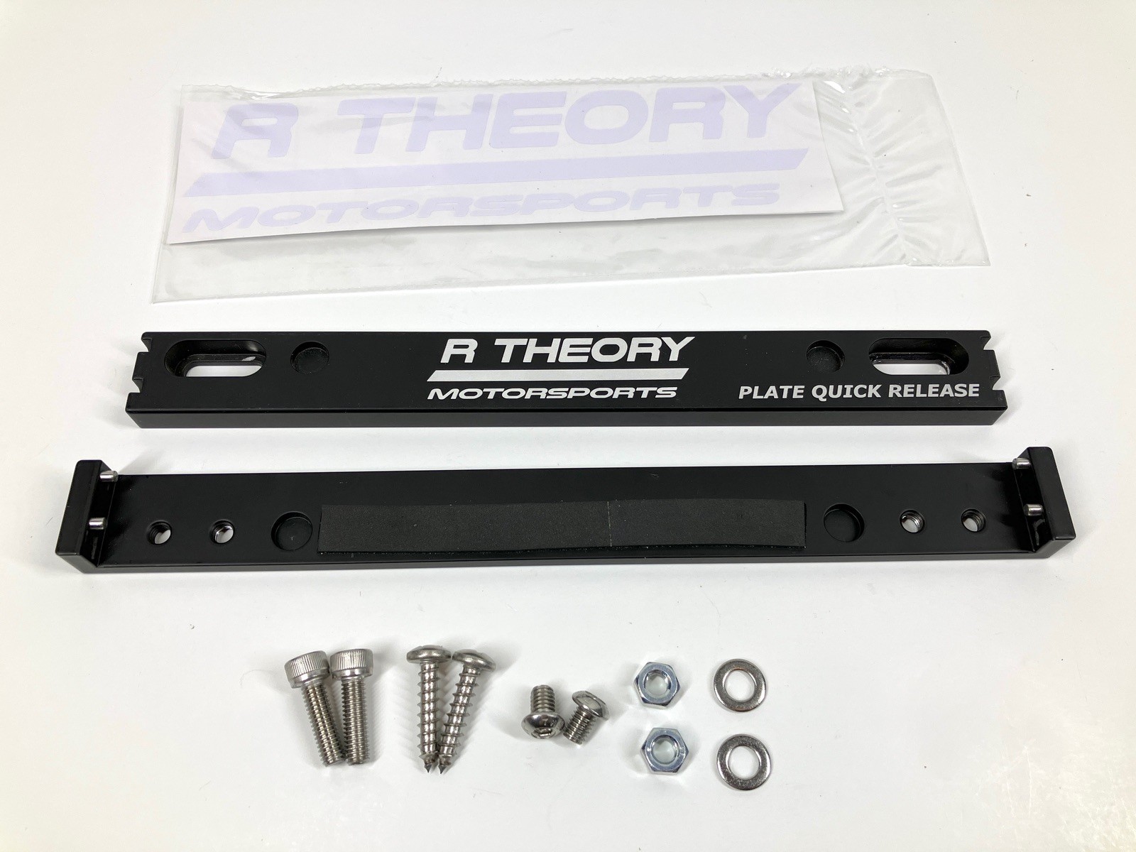 R Theory Plate Quick Release PQR Universal License Bracket Magnetic Aluminum Kit