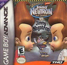 Adventures of Jimmy Neutron Boy Genius vs. Jimmy Negatron- Game Boy Advance Game