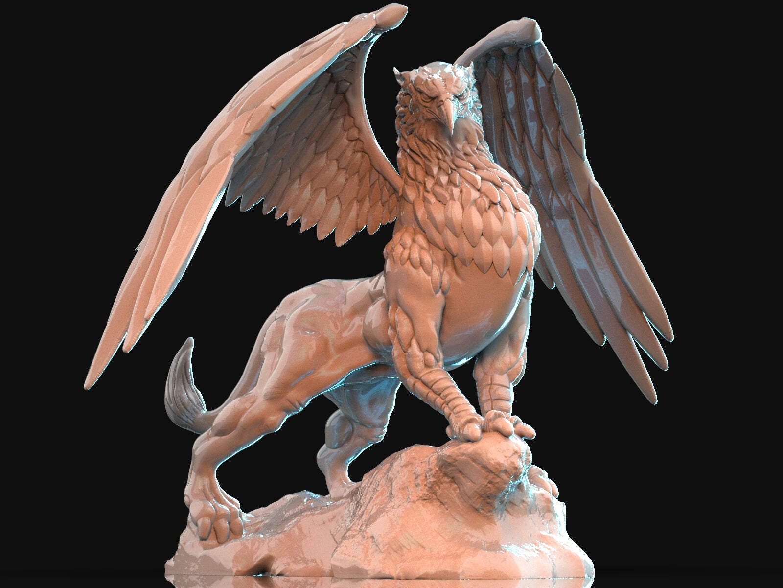 Brayan Nafarrate - Bestiary #1 - Griffin - DnD/TTRPG Figure/Miniature