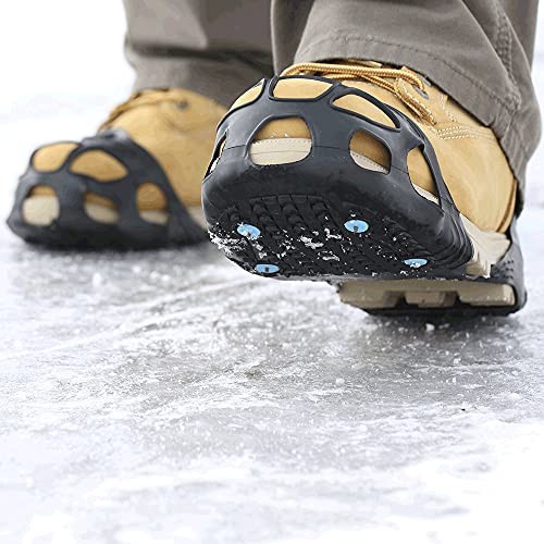 All Purpose Ice Traction Device, Rubber, L (Men's 10 -14) Extra Cleats