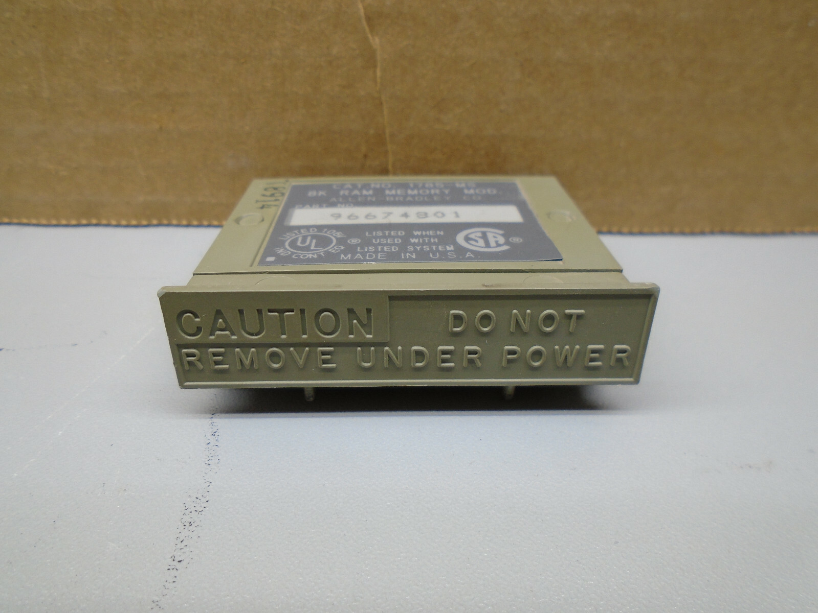 1785-MS Allen bradley PLC 5 Memory Module 1785MR X105