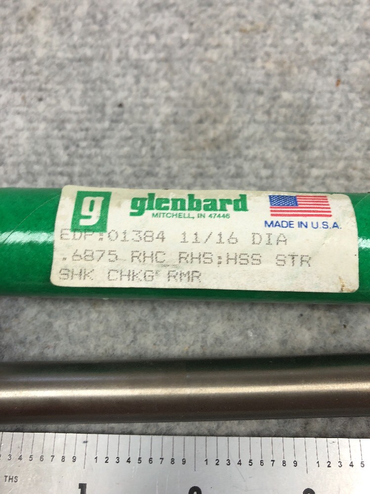 GLENBARD 11/16 HSS Reamer EDP 01384