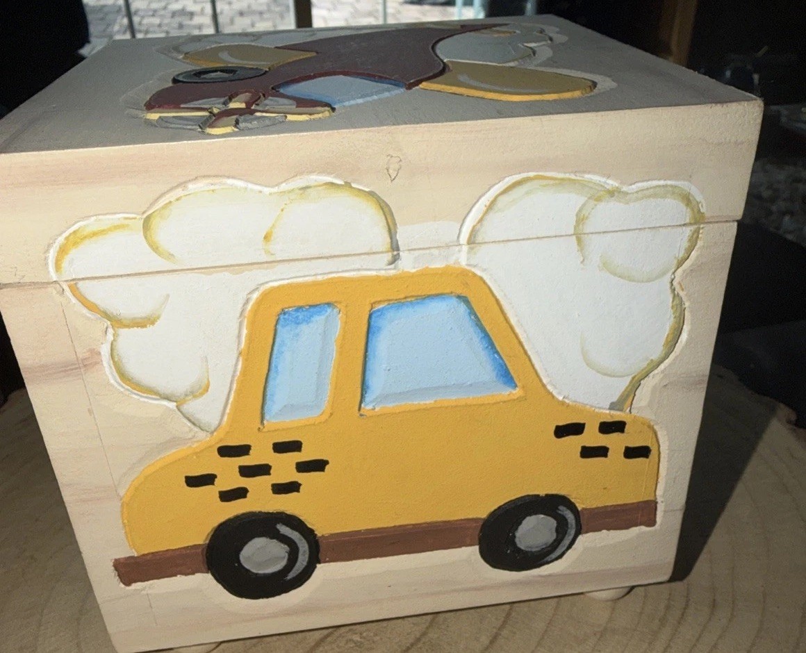 Children’s Transportation Themed Treasure Box