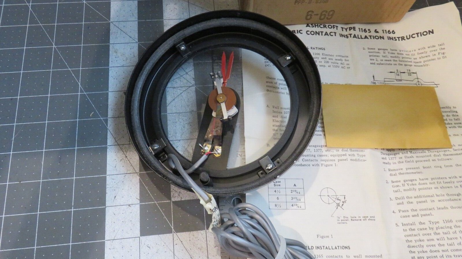 Ashcroft AGG 1747 Electric Pressure Gauge Contact