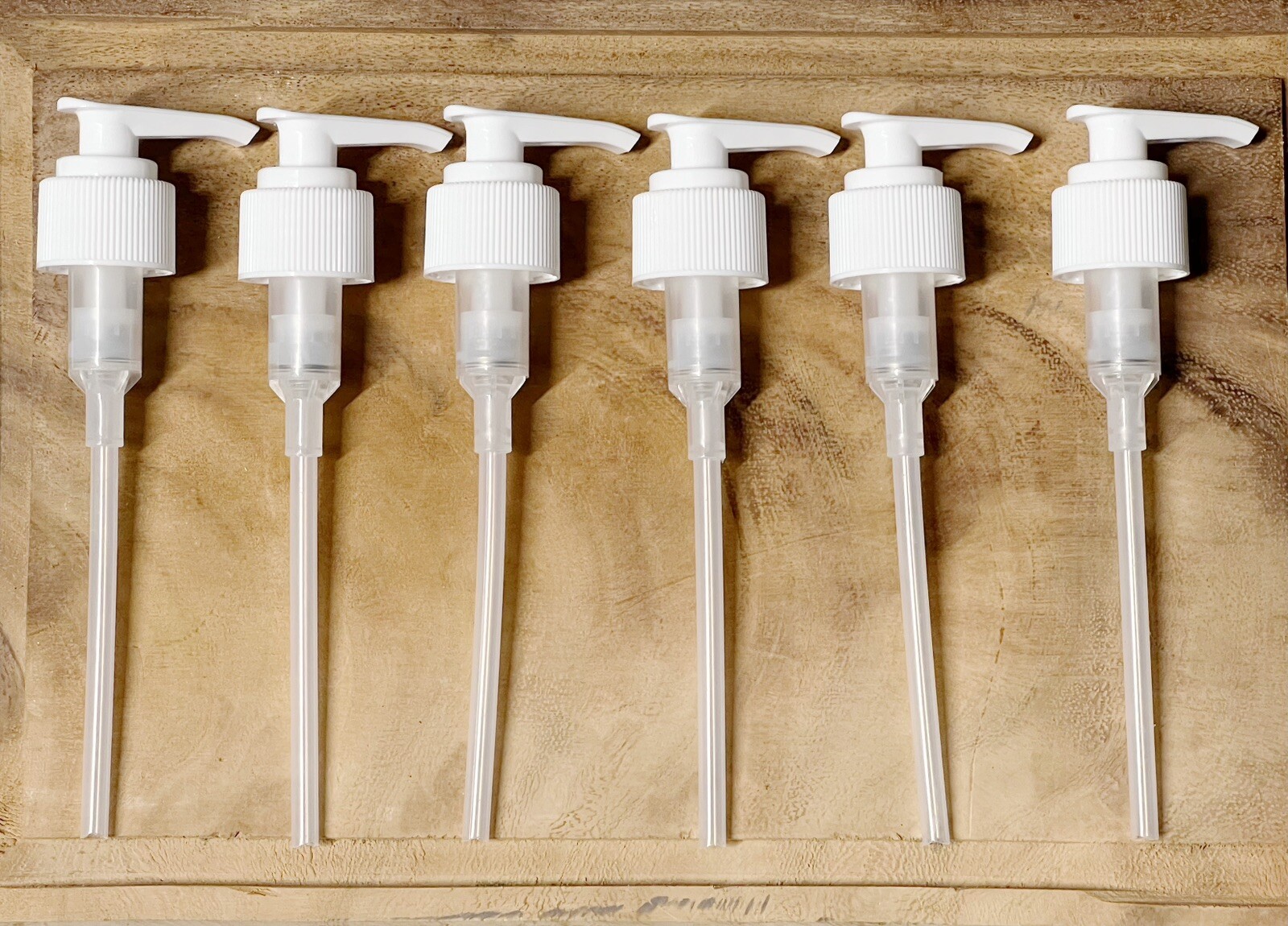 Lot of 6 Pumps Massage Bottle Pumps Tops Fits 8 oz Bottles Lotion Oil Gel