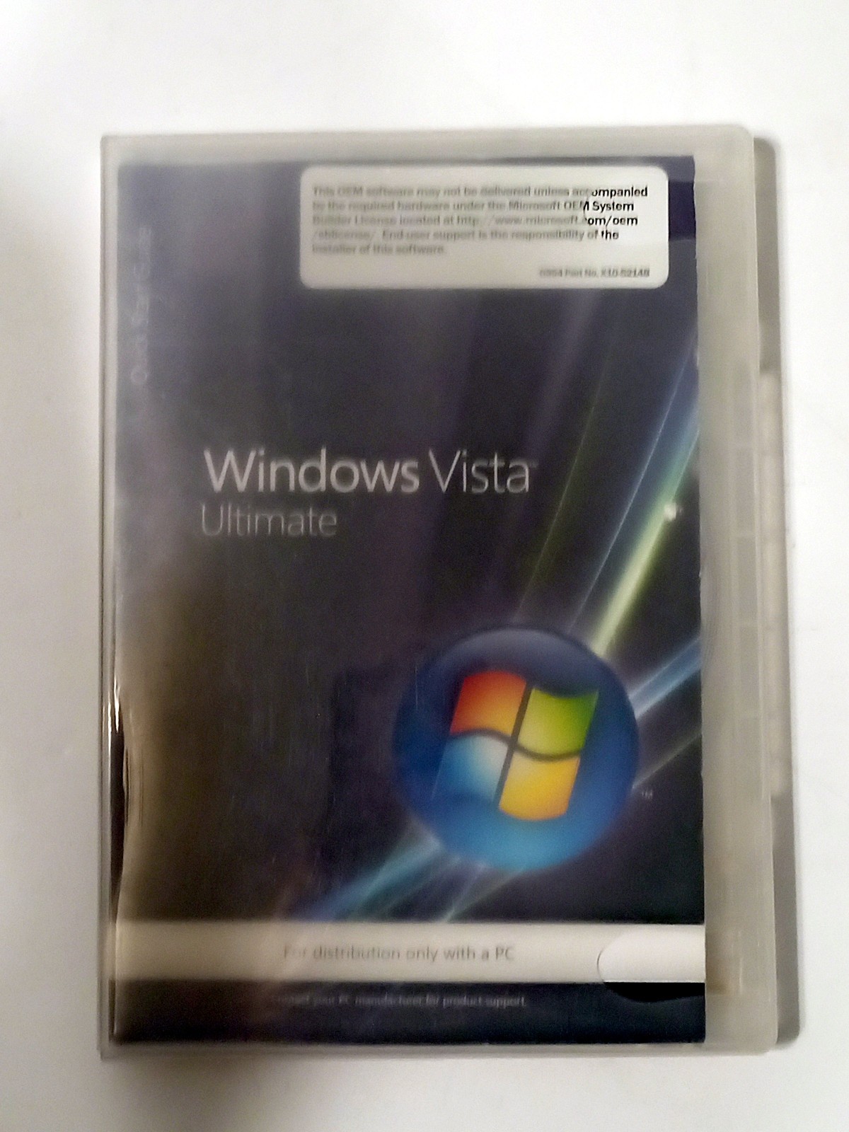 Microsoft Windows Vista Ultimate 64-bit DVD