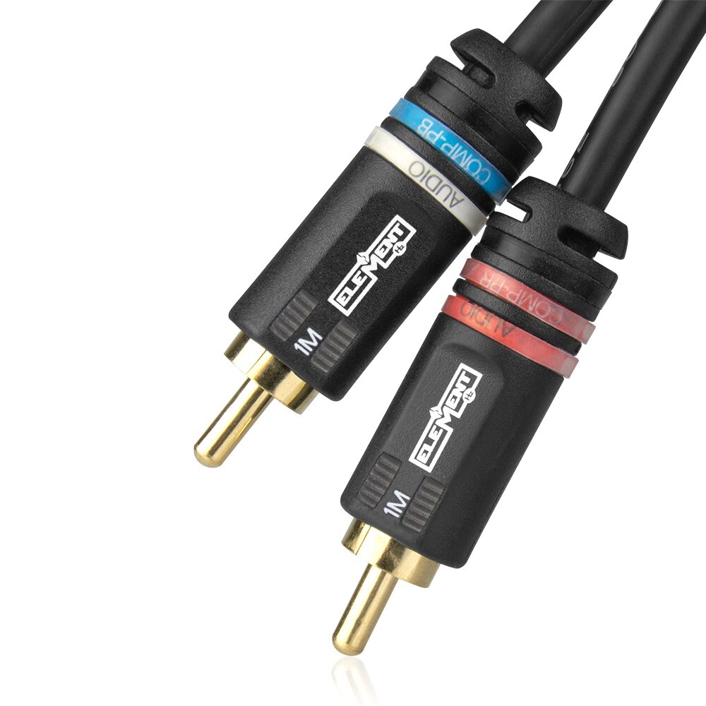 ELE14001M Element-Hz™ Universal Dual RCA Cable (1 Meter / 3.28ft)