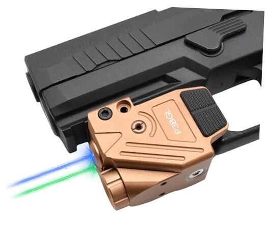 Tactical Series- 700 Lumen Flashlight w Peak Performance Tan Blue & Green