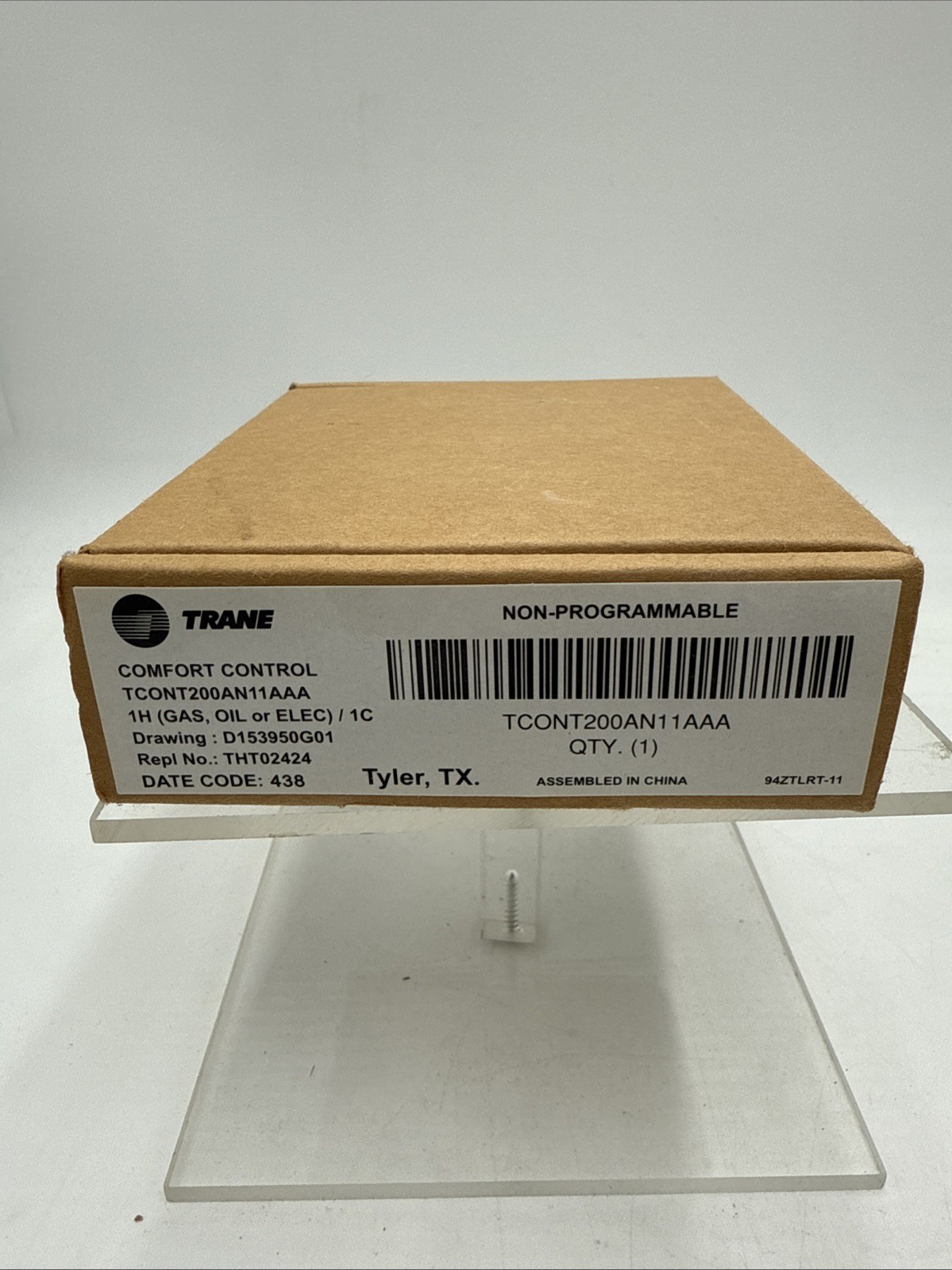 TRANE Thermostat TCONT200AN11AAA Non-Programmable T-Stat HVAC