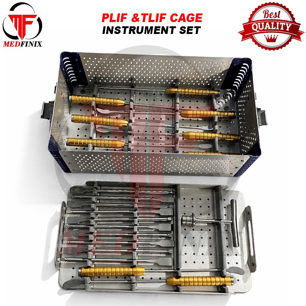 Set instrument for PLIF & TLIF Cage high best quality Spinal Surgery Orthopedic