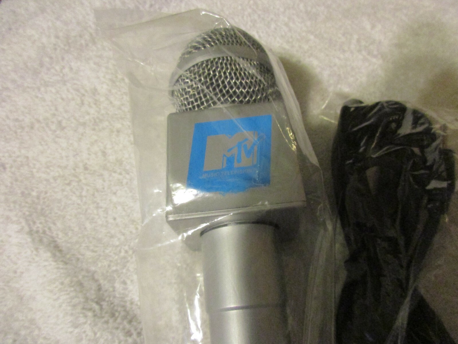 RETRO VINTAGE MTV MUSIC TELEVISION KARAOKE MICROPHONE NEW