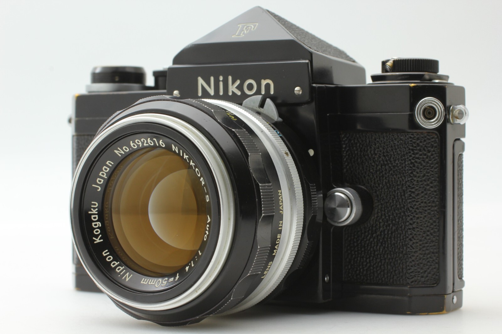 Nikon F 35mm SLR Film Camera Eyelevel w/ Nikkor-S 50mm F1.4 Lens 【 EXC+5 / READ】