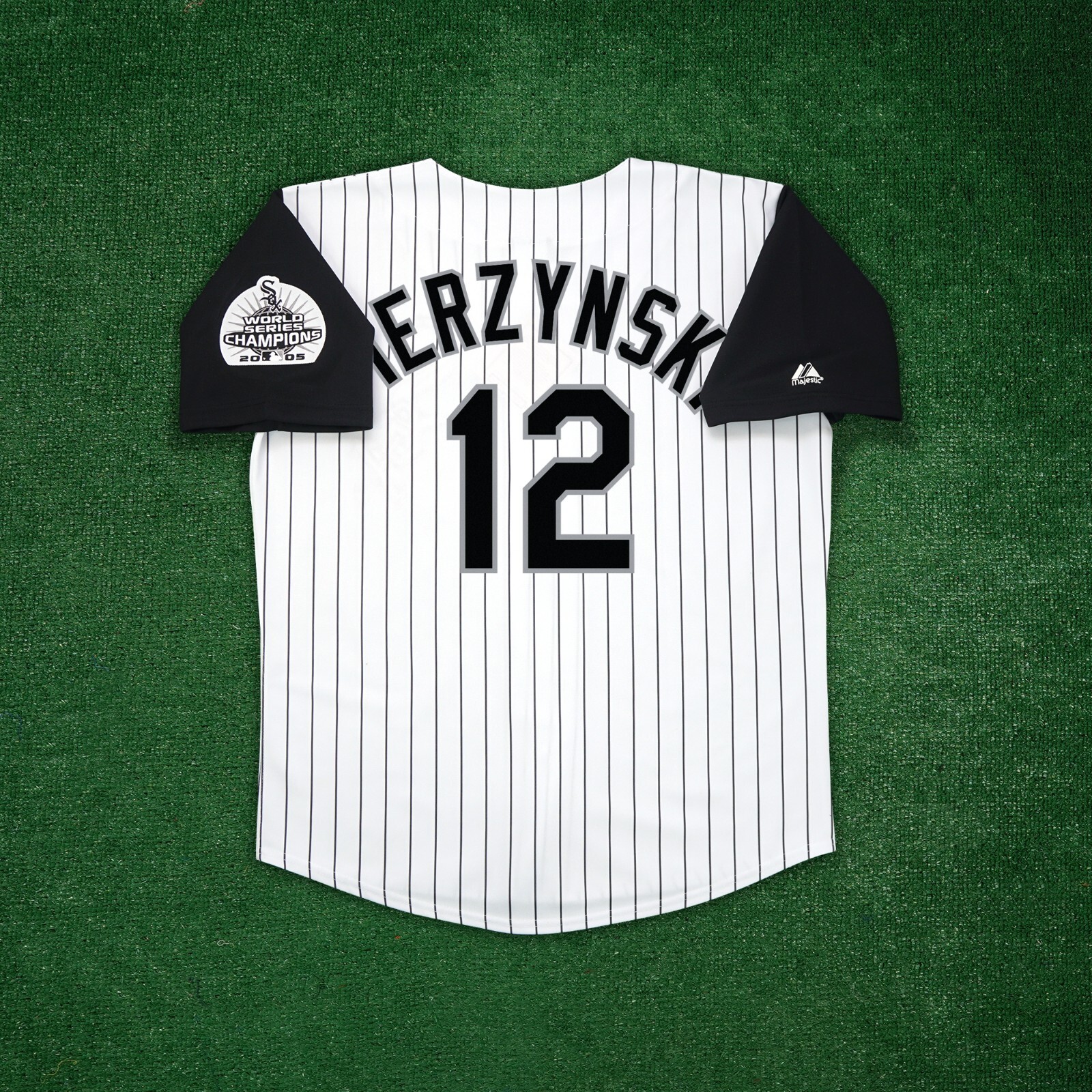 AJ Pierzynski 2005 Chicago White Sox World Series Champions Cooperstown Jersey