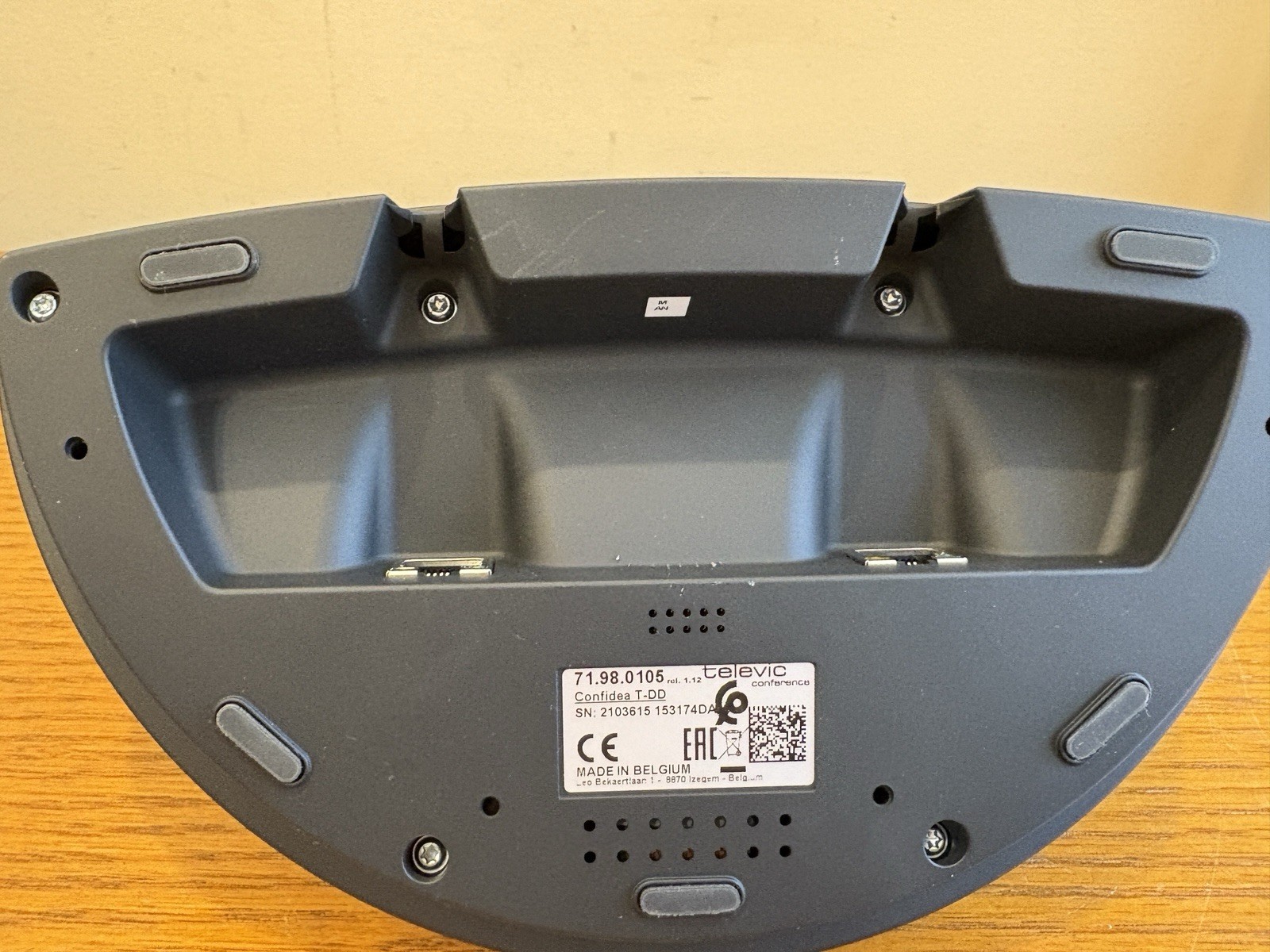 Televic Confidea T-DD Delegation Unit Room Speaker w/ Mic - Tested - FREE SHIP